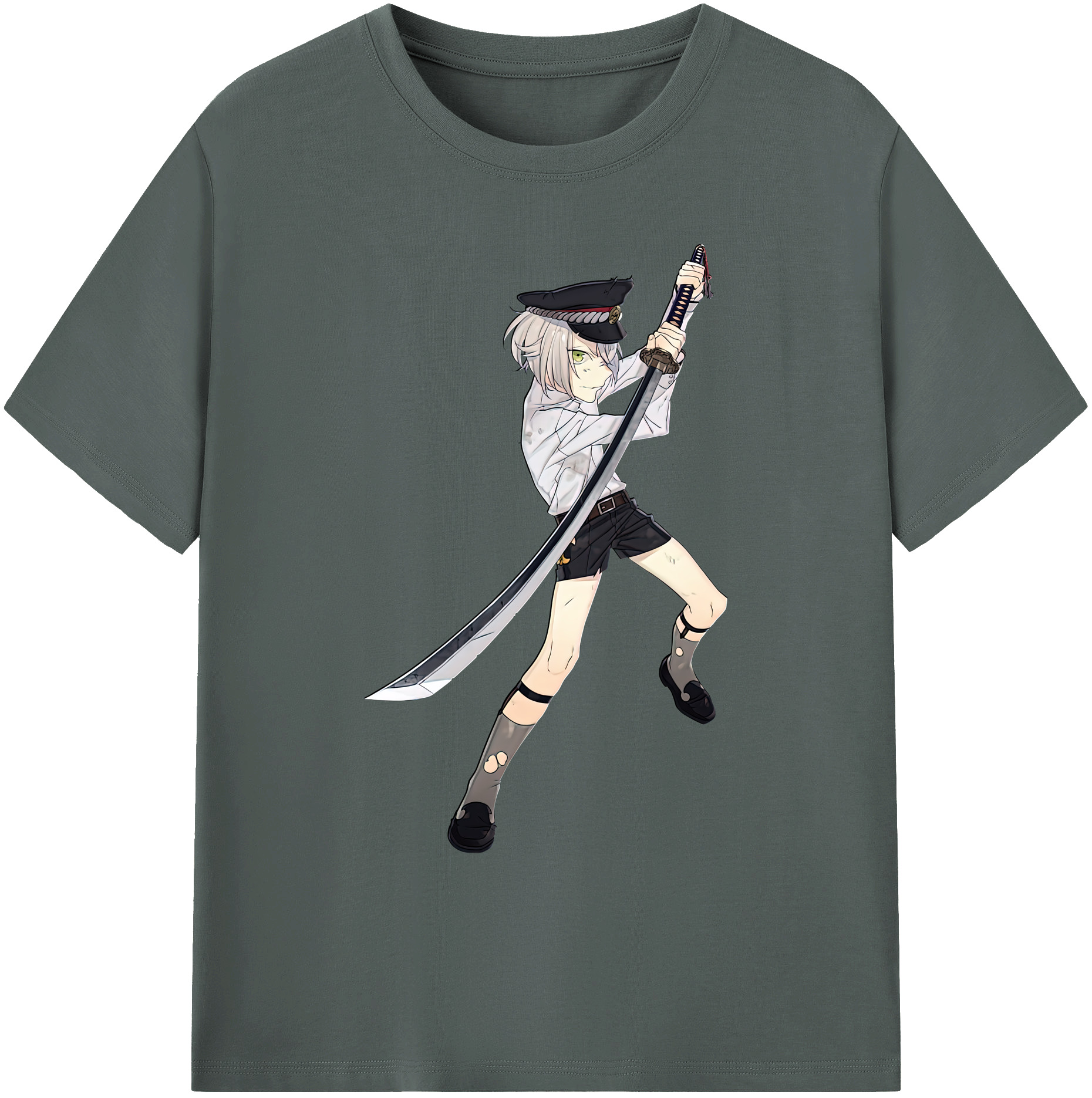 （画像用） 刀剣乱舞 Touken Ranbu 綿100％ メンズ半袖Tシャツ｜肌触りやわらか＆通気性